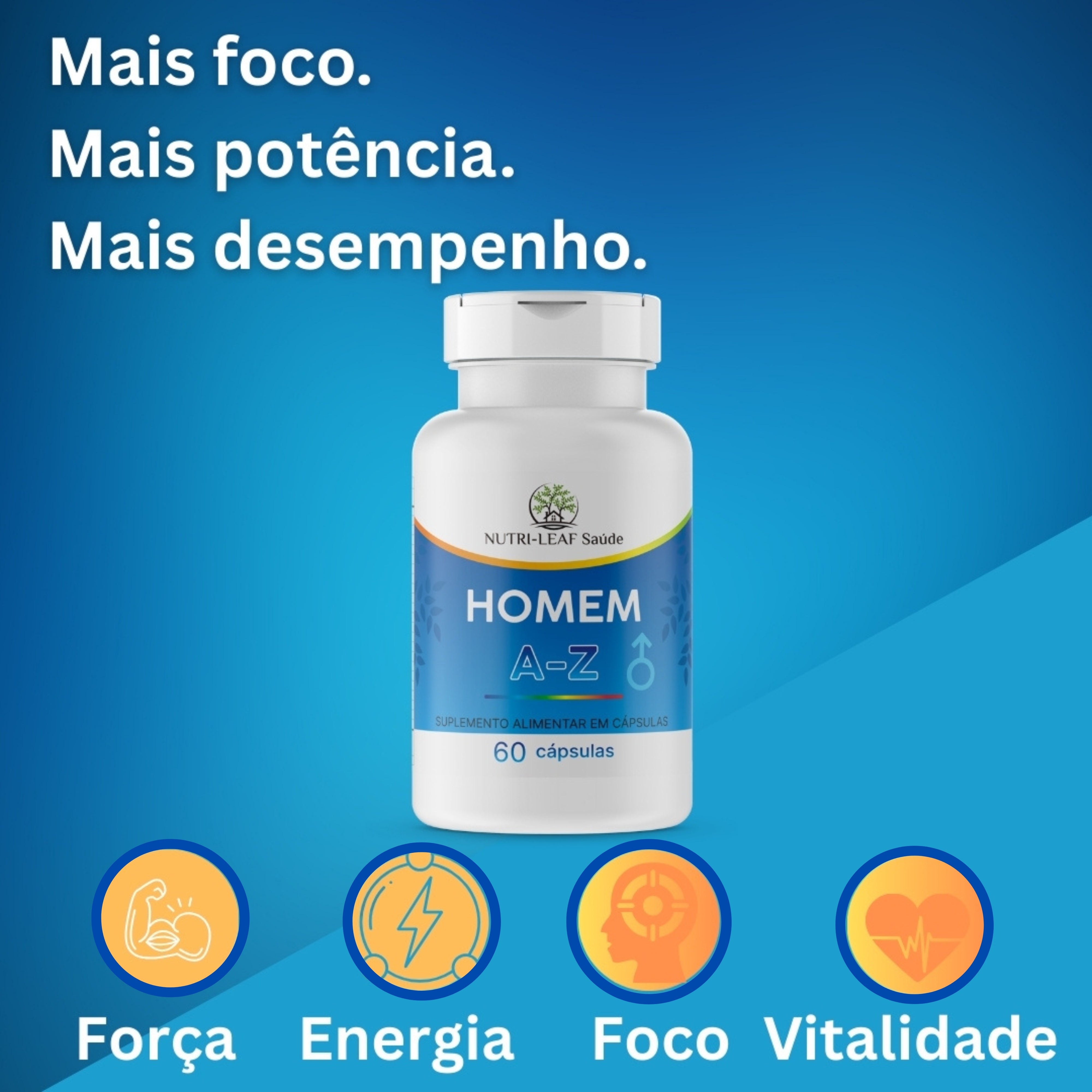 vitamina para homens forca energia foco vitalidade